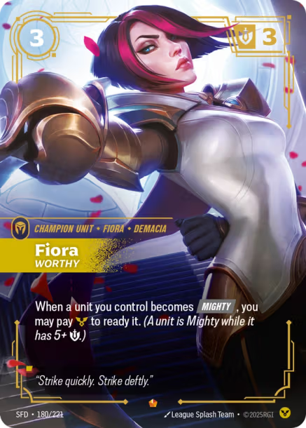 Fiora, Worthy - 180/221 - Epic Order