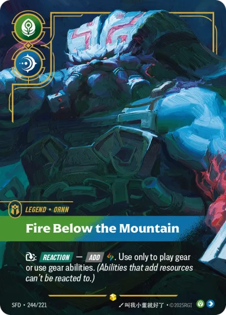 Fire Below the Mountain - 244/221 - Overnumbered