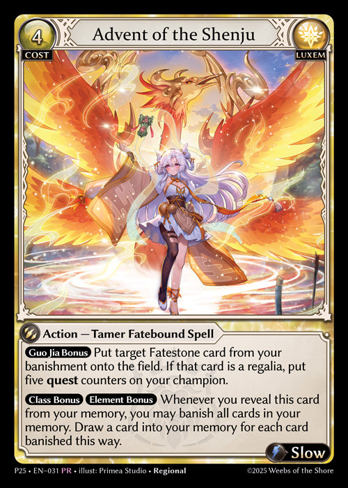 Advent of the Shenju (PR) - Promotional Cards