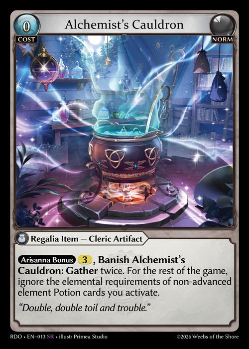 Alchemist’s Cauldron - Radiant Origins - SR Norm