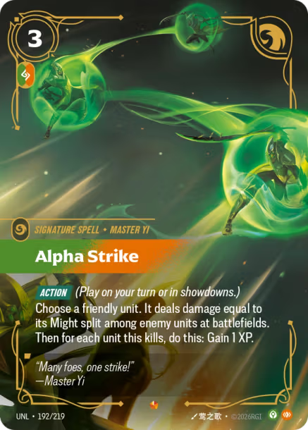 Alpha Strike - 192/219 - Epic Calm/Body