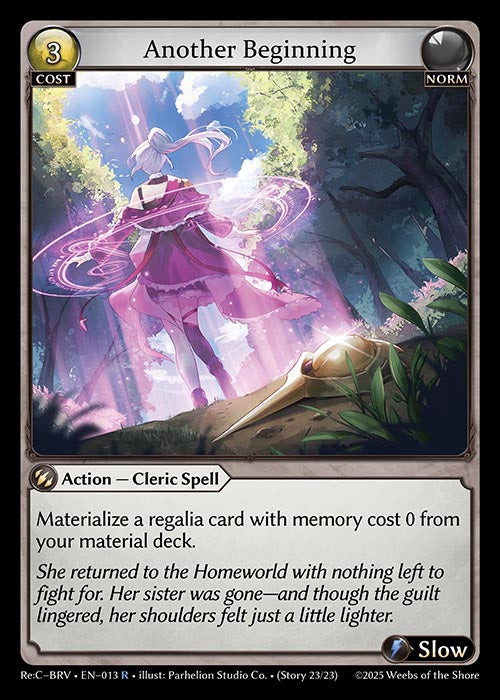 Another Beginning - Merlin Re:Collection Brilliant Vestige - R Norm