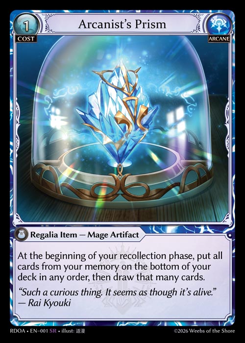 Arcanist’s Prism (Armaments) - Radiant Origins - SR Arcane