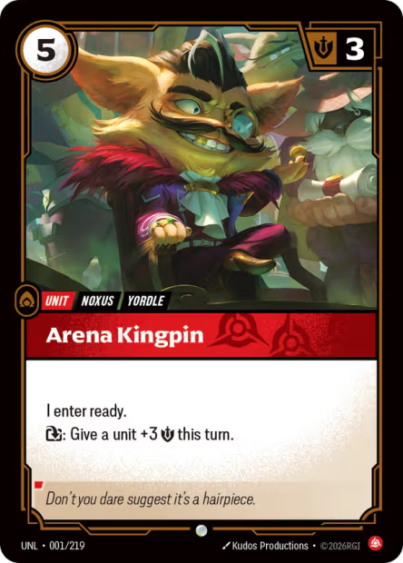Arena Kingpin - 001/219 - C Fury