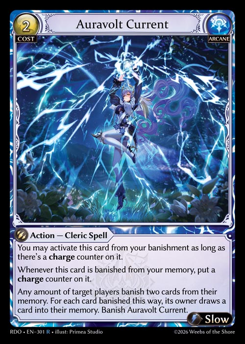 Auravolt Current - Radiant Origins - R Arcane