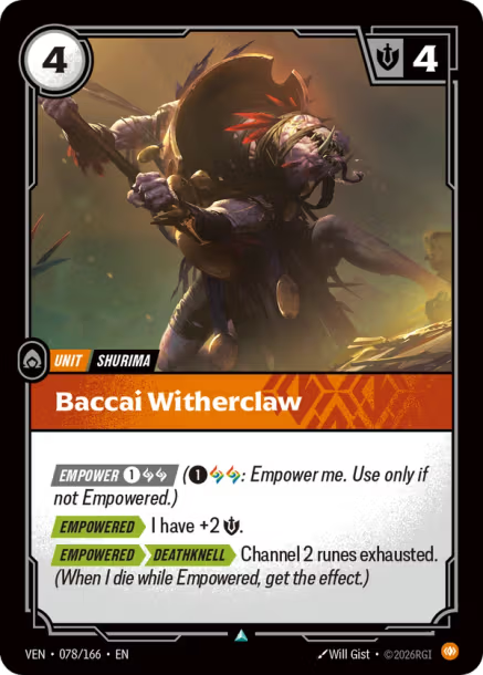 Baccai Witherclaw - VEN-078/166
