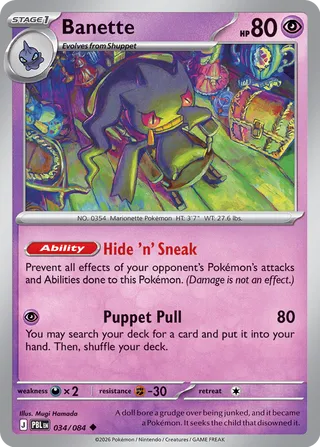 Banette - 034/084 - Pitch Black