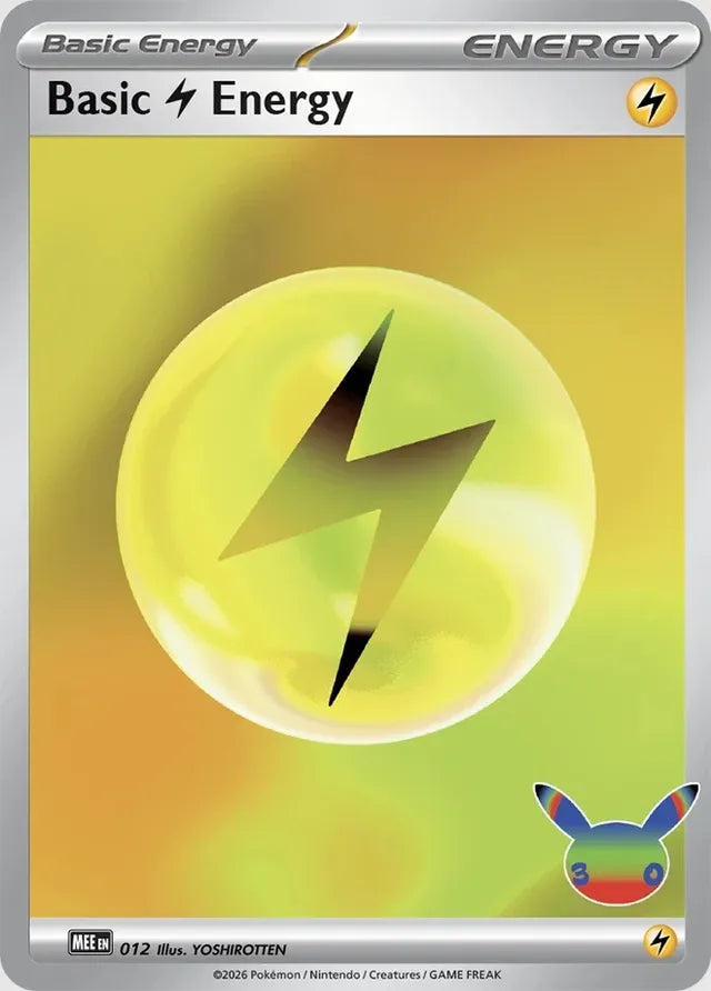 Basic Lightning Energy 012 - Pokémon 30th foil