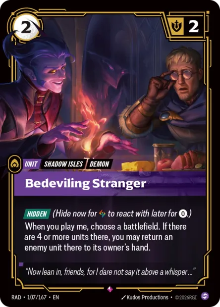 Bedeviling Stranger - 107/167 - R Chaos