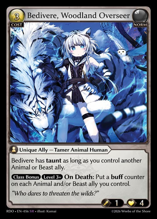 Bedivere, Woodland Overseer - Radiant Origins - SR Norm