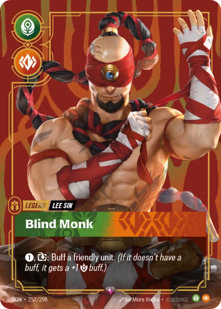Blind Monk - 257/298 - R Calm/Body