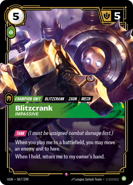Blitzcrank, Impassive - 067/298 - R Calm