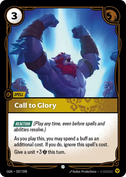 Call to Glory - 207/298 - C Order