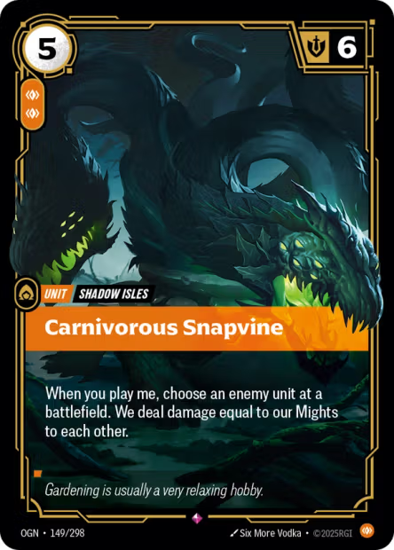 Carnivorous Snapvine - 149/298 - R Body