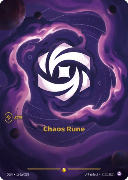Chaos Rune - 166a/298 - OGN