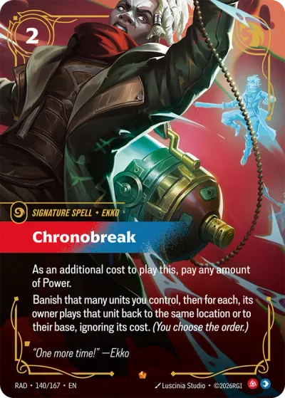 Chronobreak - 140/167 - Epic Signature