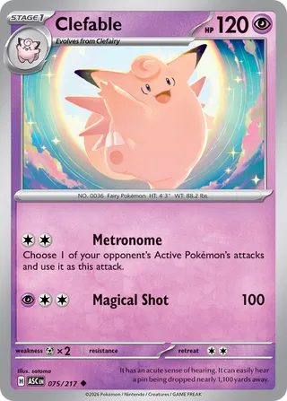 Clefable - 075/217 - Ascended Heroes
