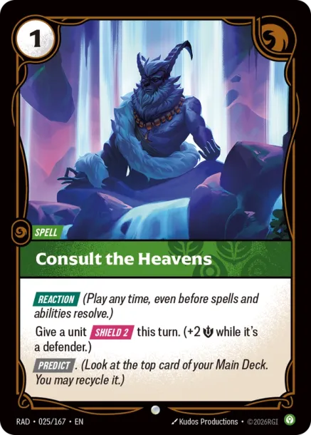 Consult the Heavens - 025/167 - C Clam