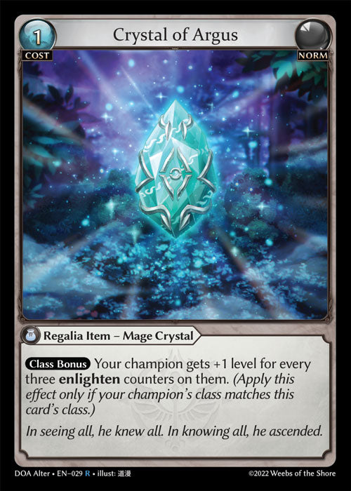 Crystal of Argus - Dawn of Ashes