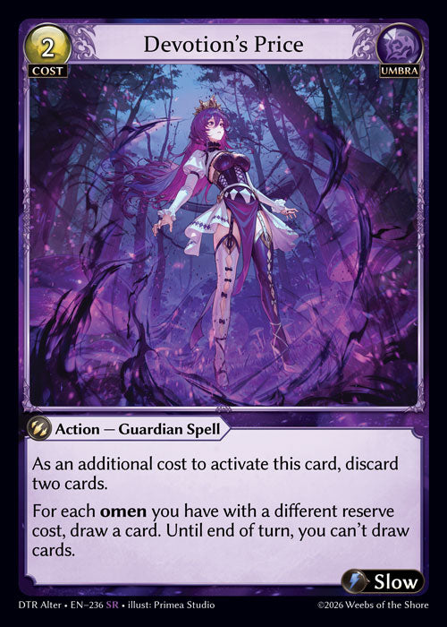 Devotion’s Price - Distorted Reflections - SR Umbra