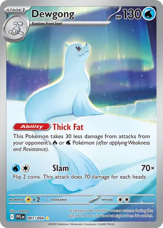 Dewgong - 097/094 - Phantasmal Flames