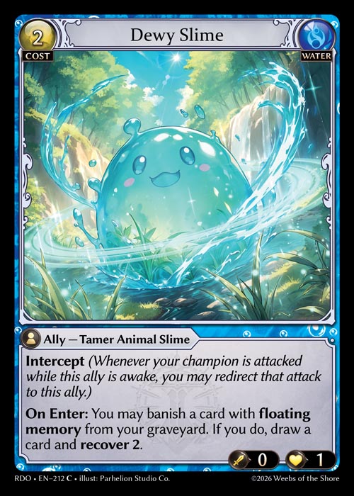 Dewy Slime - Radiant Origins - C Water