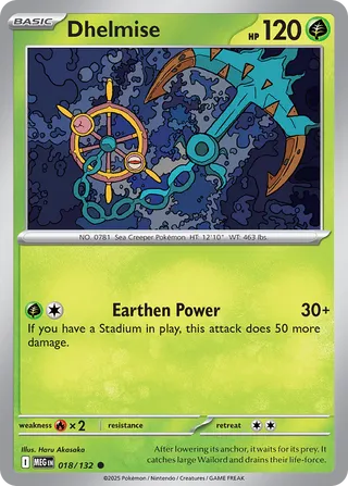 Dhelmise - 018/132 - Mega Evolution