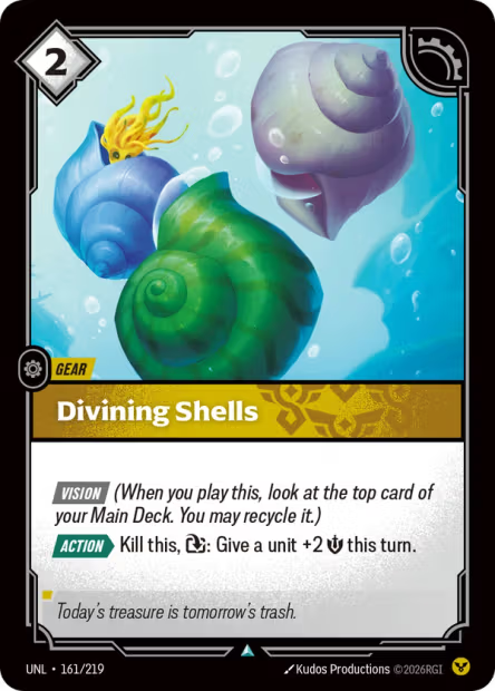 Divining Shells - 161/219 - U Order