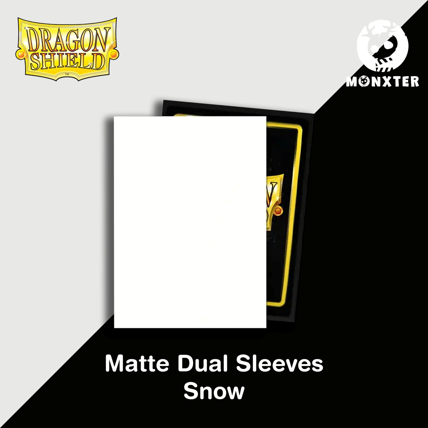 Dragon Shield Snow Matte Dual Sleeves