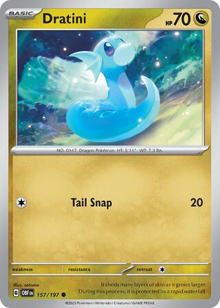 Dratini - 157/197 - Obsidian Flames