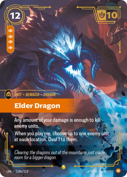 Elder Dragon - 118a/219 - Alternate Art