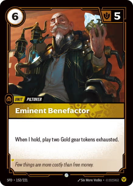 Eminent Benefactor- 152/221 - C Order