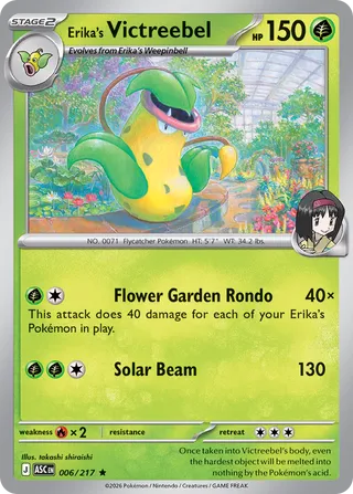 Erika's Victreebel - 006/217 - Ascended Heroes