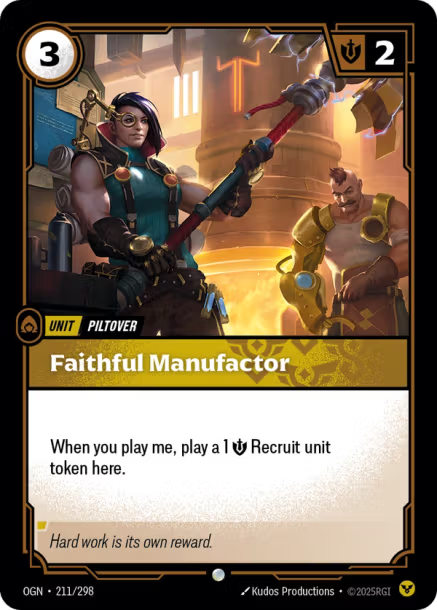 Faithful Manufactor - 211/298 - C Order