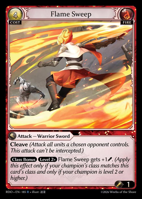Flame Sweep - Radiant Origins - R Fire