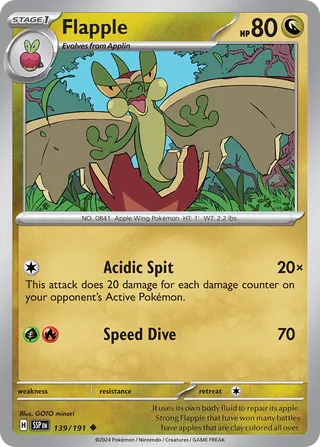 Flapple - 139/191 - Surging Sparks