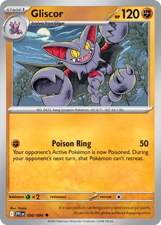 Gliscor - 050/094 - Phantasmal Flames