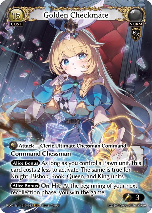 Golden Checkmate - Radiant Origins - UR Norm