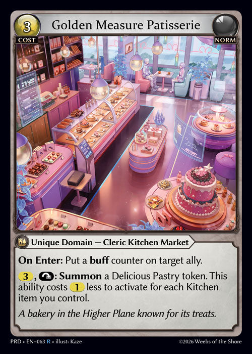 Golden Measure Patisserie - .asphodel/paradise - R Norm