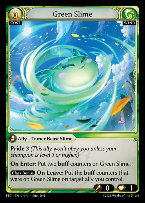 Green Slime - Fractured Crown - U Wind