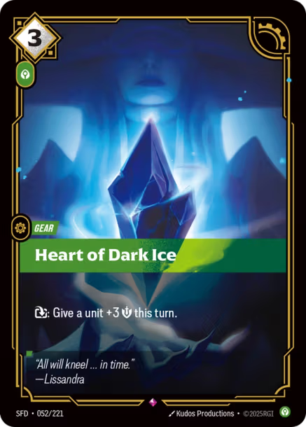 Heart of Dark Ice - 052/221 - R Calm