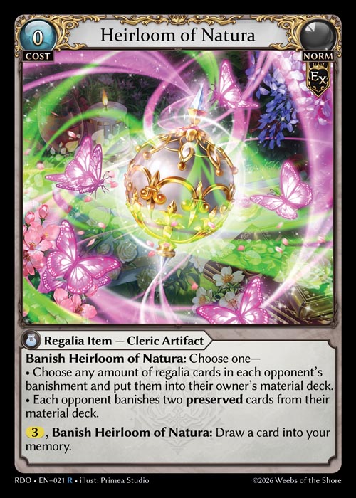 Heirloom of Natura - Radiant Origins - R Norm