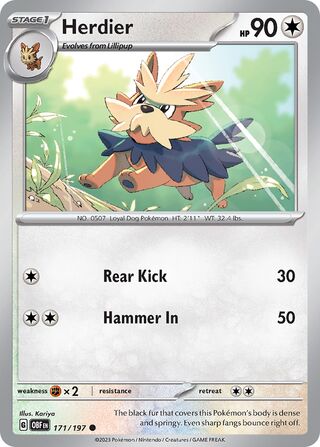 Herdier - 171/197 - Obsidian Flames