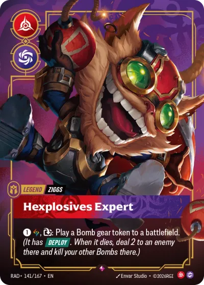 Hexplosives Expert - 141/167 - R Legend