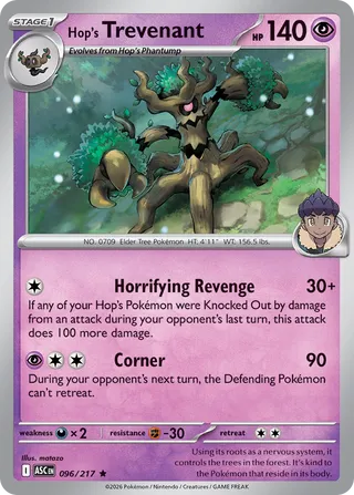 Hop's Trevenant - 096/217 - Ascended Heroes