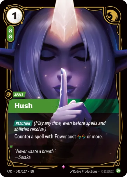 Hush - 041/167 - R Calm