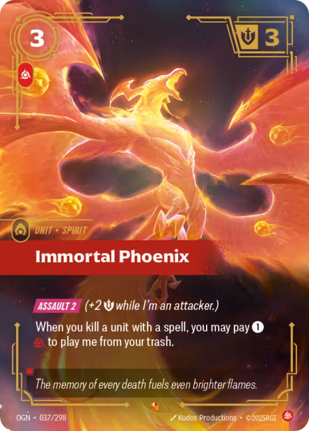 Immortal Phoenix - 037/298 - R Fury