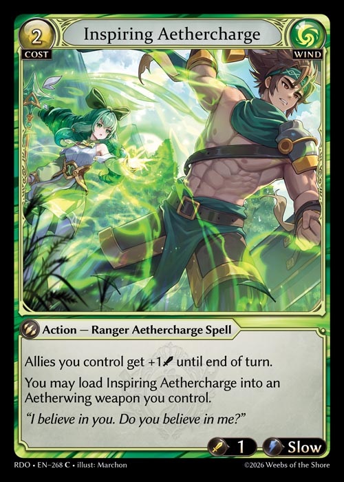 Inspiring Aethercharge - Radiant Origins - C Wind
