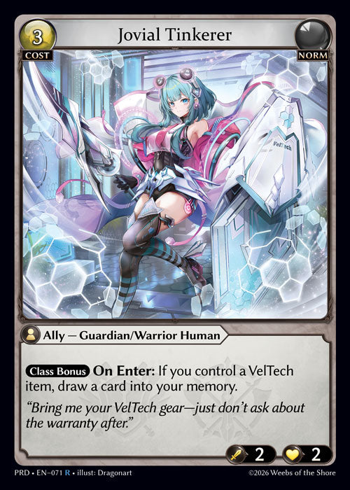 Jovial Tinkerer - .asphodel/paradise - R Norm