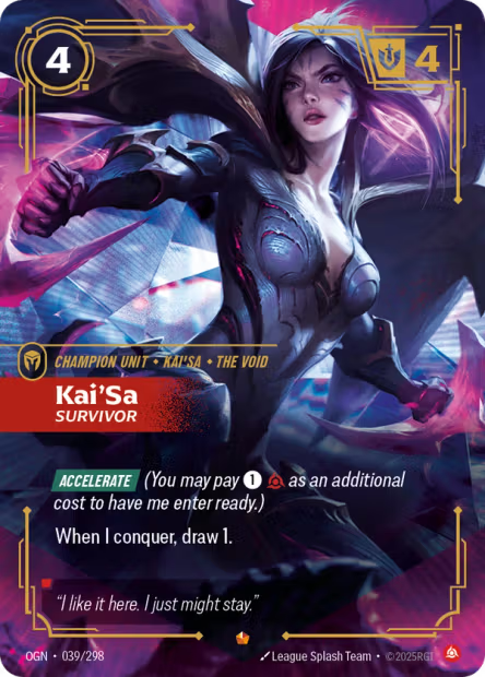 Kai'Sa, Survivor - 039/298 - E Fury